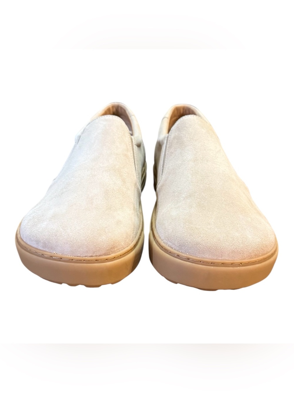 Birkenstock Oswego Suede Slip-On Shoes Sandcastle Beige Neutral Men’s Size 11 - Picture 4 of 11